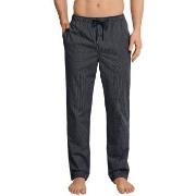 Schiesser Mix and Relax Woven Lounge Pants Mørkblå vevd bomull X-Large...