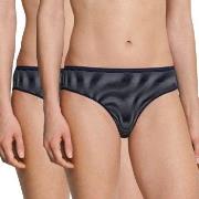 Schiesser Truser 2P Modal Essentials Tai Briefs Mørkblå 48 Dame