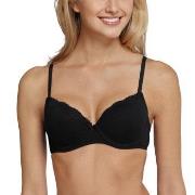 Schiesser BH Pure Cotton Underwire Bra Svart bomull D 75 Dame