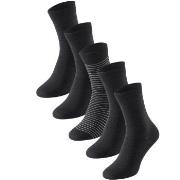 Schiesser Strømper 5P Women Socks Svart Str 35/38 Dame