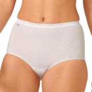 Sloggi Truser 3P Basic Maxi Hvit bomull 44 Dame