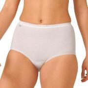 Sloggi Truser 4P Basic Plus Maxi Hvit bomull 52 Dame