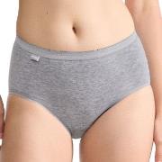 Sloggi Truser Dam Basic Midi Grå bomull 40 Dame