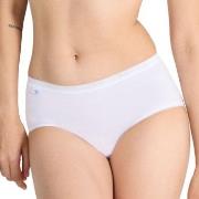 Sloggi Truser Dam Basic Midi Hvit bomull 44 Dame