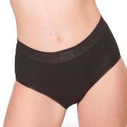 Sloggi Truser Double Comfort Maxi Svart bomull 48 Dame