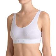 Sloggi BH Double Comfort Top Hvit bomull 42 Dame