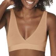 Sloggi BH GO Allround Bralette Beige micro modal One Size Dame