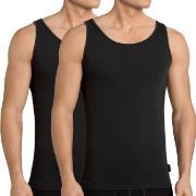 Sloggi 2P Men 24 7 Vest Svart bomull Small Herre