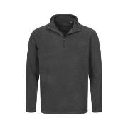 Stedman Active Fleece Half-Zip For Men Grå polyester Large Herre
