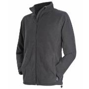 Stedman Active Fleece Jacket For Men Grå polyester Medium Herre