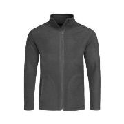 Stedman Active Fleece Jacket For Men Grå polyester Large Herre