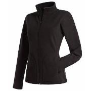 Stedman Active Fleece Jacket For Women Svart polyester X-Large Dame