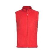 Stedman Active Fleece Vest For Men Rød polyester X-Large Herre