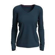 Stedman Claire V-neck Long Sleeve Marine ringspunnet bomull Medium Dam...
