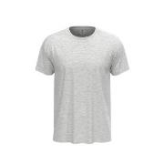 Stedman Classic Men T-shirt Lysgrå bomull Medium Herre