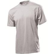 Stedman Classic Men T-shirt Lysgrå bomull 3XL Herre