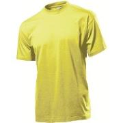 Stedman Classic Men T-shirt Gul bomull Large Herre