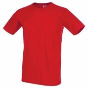 Stedman Classic-T Fitted For Men Rød bomull X-Large Herre