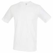 Stedman Classic-T Fitted For Men Hvit bomull Small Herre