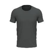 Stedman Clive Crew Neck Mørkgrå  ringspunnet bomull XX-Large Herre