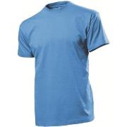 Stedman Comfort Men T-shirt Lysblå bomull Small Herre