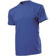 Stedman Comfort Men T-shirt Royalblå bomull Small Herre