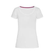 Stedman Megan Crew Neck Hvit ringspunnet bomull Medium Dame