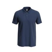 Stedman Polo Men Marine bomull Medium Herre