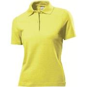 Stedman Polo Women Gul bomull X-Large Dame