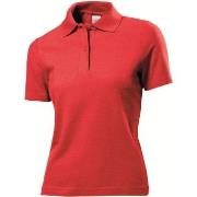 Stedman Polo Women Rød bomull Small Dame