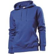 Stedman Sweatshirt Hooded Women Royalblå X-Large Dame