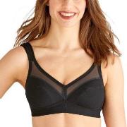 Swegmark BH Net Faitrade Cotton Soft Bra Svart økologisk bomull B 90 D...