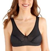 Swegmark BH Net Organic Cotton Soft Bra Svart D 80 Dame