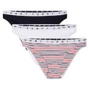 Tommy Hilfiger Truser 3P Essentials Bikini Briefs Hvit/Marine bomull X...