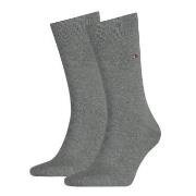 Tommy Hilfiger Strømper 2P Men Classic Sock Grå Str 43/46 Herre