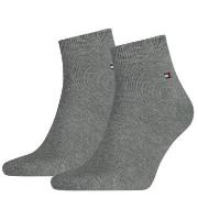 Tommy Hilfiger Strømper 2P Men Quarter Sock Grå Str 39/42 Herre