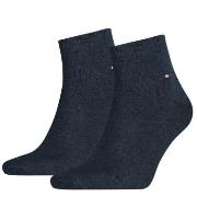 Tommy Hilfiger Strømper 2P Men Quarter Sock Blå Str 39/42 Herre