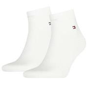 Tommy Hilfiger Strømper 2P Men Quarter Sock Hvit Str 39/42 Herre
