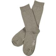 Topeco Strømper Men Classic Socks Plain Lysbrun  Str 41/45 Herre