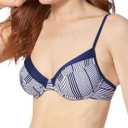 Triumph Summer Waves Underwire Bikini Bra Blå Mønster B 44 Dame