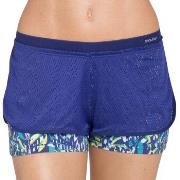 Triumph Triaction The Fit-ster Short 01 Blå Mønster Large Dame