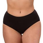 Trofe Cotton Midi Truser Svart bomull X-Large Dame