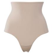 Trofe Shaping High Waist Thong Truser Beige Medium Dame