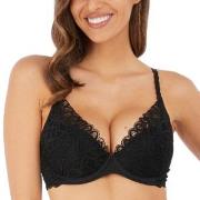 Wacoal BH Raffine Plunge Push Up Bra Svart D 75 Dame