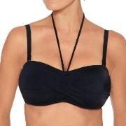 Wiki Basic Bandeau Bikini Top Svart B 70 Dame