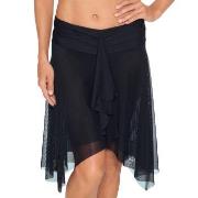 Wiki Basic Beach Skirt Svart polyester Small Dame