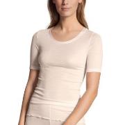 Calida True Confidence Shirt Short Sleeve Benhvit X-Small Dame