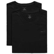 Gant 2P Basic Crew Neck T-Shirt Svart bomull Large Herre