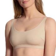 Calida BH Natural Skin Soft Bra Beige Small Dame