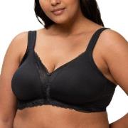 Triumph BH Modern Lace Cotton Soft Bra Svart C 95 Dame